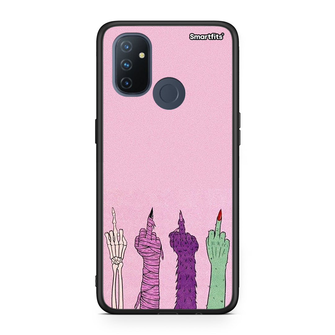 OnePlus Nord N100 Halloween Be A Lady Θήκη από τη Smartfits με σχέδιο στο πίσω μέρος και μαύρο περίβλημα | Smartphone case with colorful back and black bezels by Smartfits