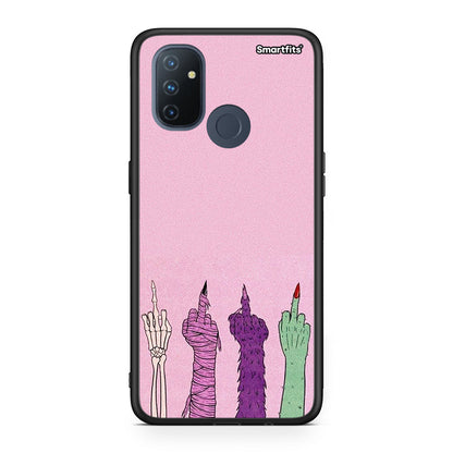 OnePlus Nord N100 Halloween Be A Lady Θήκη από τη Smartfits με σχέδιο στο πίσω μέρος και μαύρο περίβλημα | Smartphone case with colorful back and black bezels by Smartfits