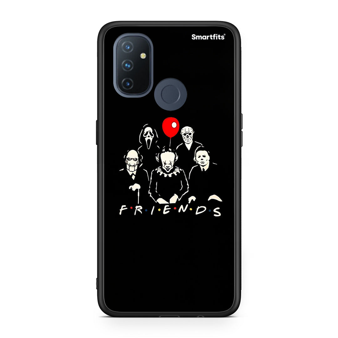 OnePlus Nord N100 Halloween Friends Θήκη από τη Smartfits με σχέδιο στο πίσω μέρος και μαύρο περίβλημα | Smartphone case with colorful back and black bezels by Smartfits