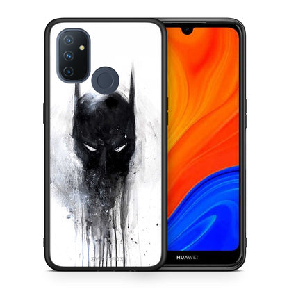 Θήκη OnePlus Nord N100 Paint Bat Hero από τη Smartfits με σχέδιο στο πίσω μέρος και μαύρο περίβλημα | OnePlus Nord N100 Paint Bat Hero case with colorful back and black bezels
