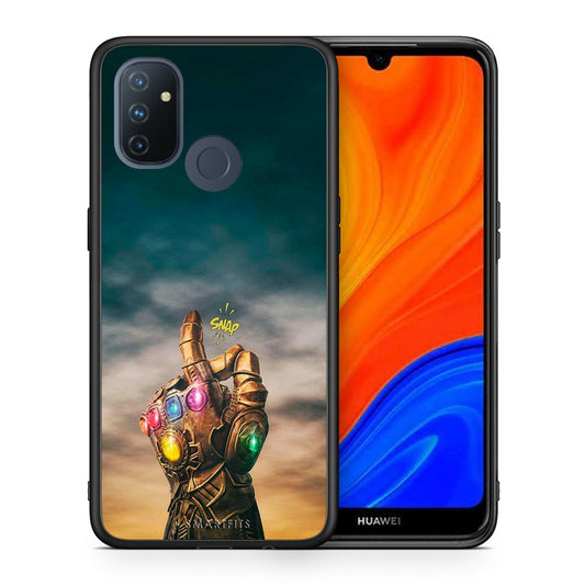 Θήκη OnePlus Nord N100 Infinity Snap από τη Smartfits με σχέδιο στο πίσω μέρος και μαύρο περίβλημα | OnePlus Nord N100 Infinity Snap case with colorful back and black bezels