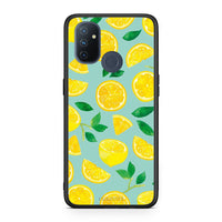 Thumbnail for OnePlus Nord N100 Lemons θήκη από τη Smartfits με σχέδιο στο πίσω μέρος και μαύρο περίβλημα | Smartphone case with colorful back and black bezels by Smartfits