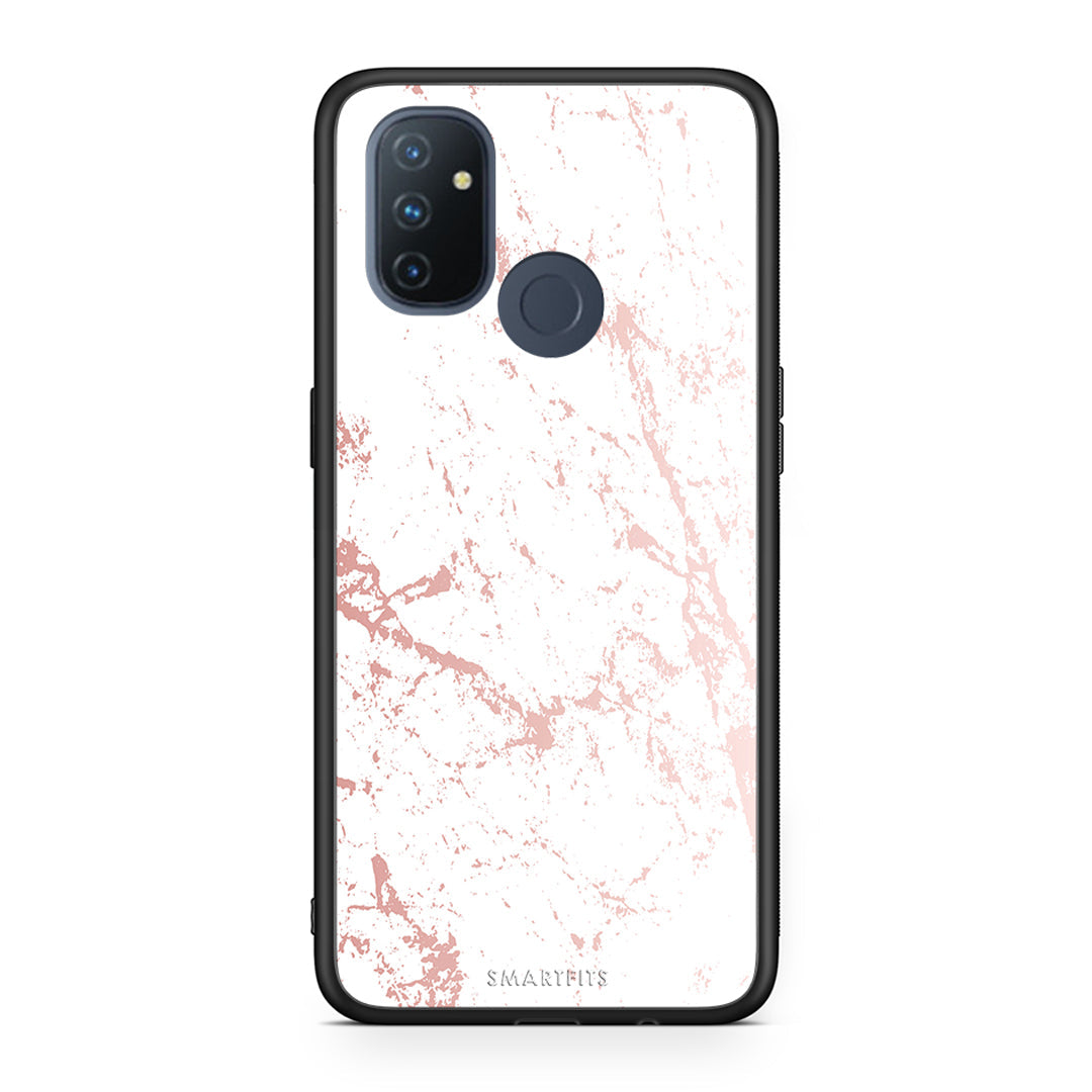 116 - OnePlus Nord N100 Pink Splash Marble case, cover, bumper