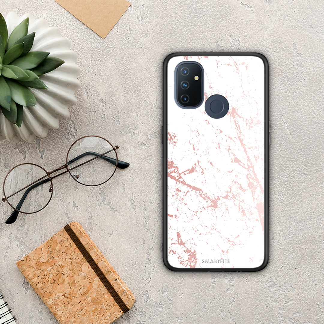 Marble Pink Splash - OnePlus Nord N100 θήκη