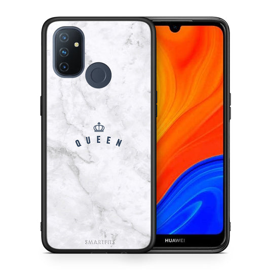 Θήκη OnePlus Nord N100 Queen Marble από τη Smartfits με σχέδιο στο πίσω μέρος και μαύρο περίβλημα | OnePlus Nord N100 Queen Marble case with colorful back and black bezels