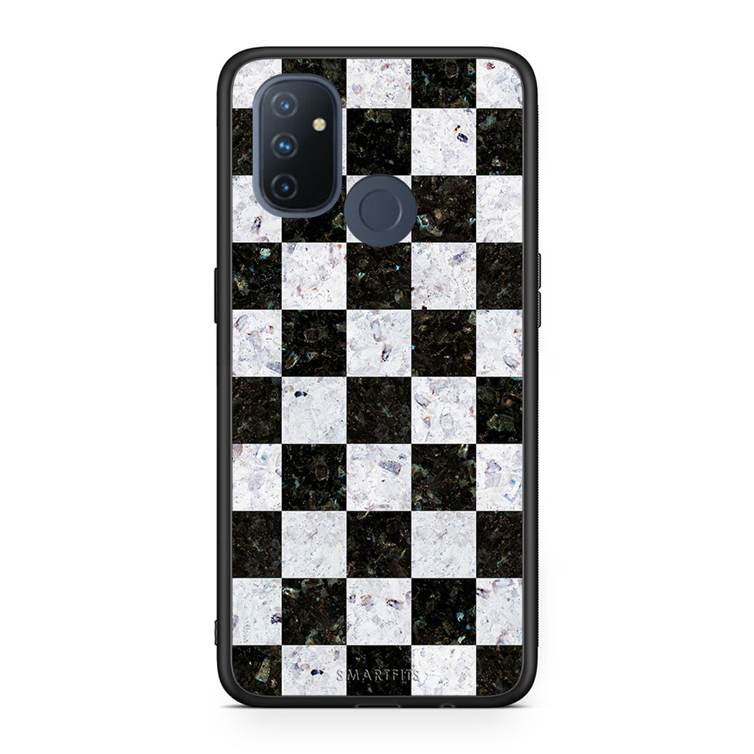 4 - OnePlus Nord N100 Square Geometric Marble case, cover, bumper