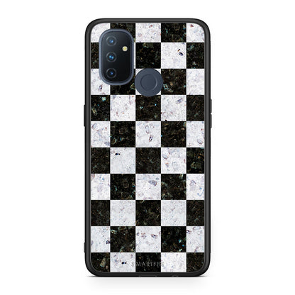 4 - OnePlus Nord N100 Square Geometric Marble case, cover, bumper