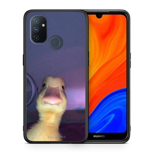 Θήκη OnePlus Nord N100 Meme Duck από τη Smartfits με σχέδιο στο πίσω μέρος και μαύρο περίβλημα | OnePlus Nord N100 Meme Duck case with colorful back and black bezels