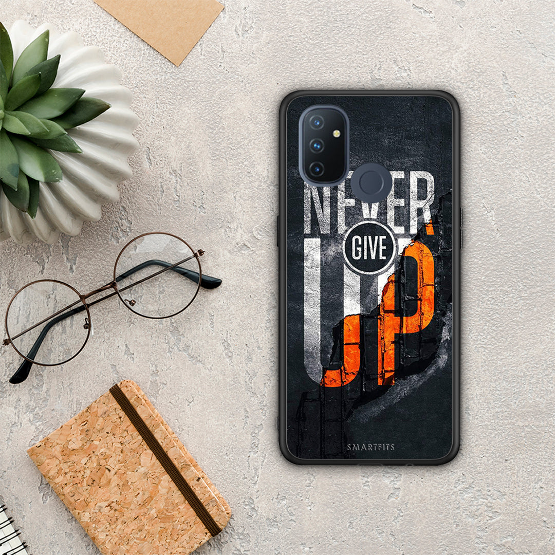 Never Give Up - OnePlus Nord N100 θήκη