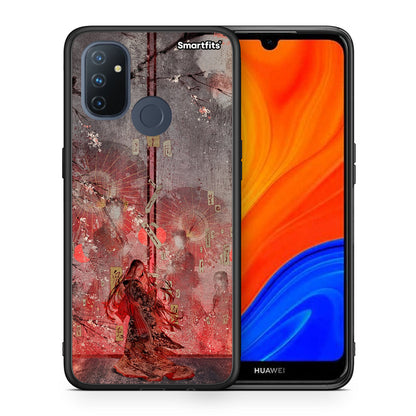 Θήκη OnePlus Nord N100 Nezuko Kamado από τη Smartfits με σχέδιο στο πίσω μέρος και μαύρο περίβλημα | OnePlus Nord N100 Nezuko Kamado case with colorful back and black bezels