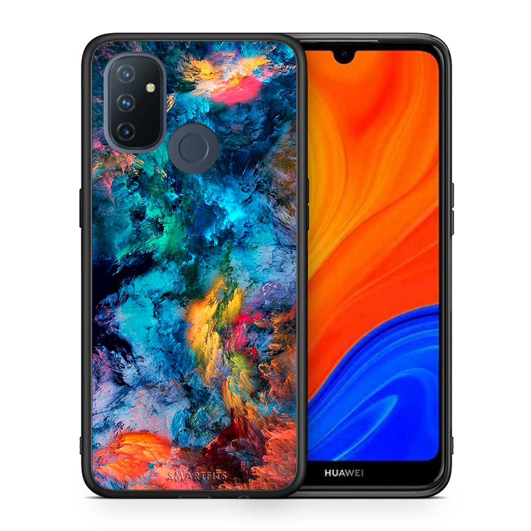 Θήκη OnePlus Nord N100 Crayola Paint από τη Smartfits με σχέδιο στο πίσω μέρος και μαύρο περίβλημα | OnePlus Nord N100 Crayola Paint case with colorful back and black bezels