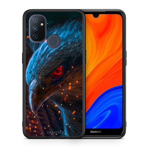 Θήκη OnePlus Nord N100 Eagle PopArt από τη Smartfits με σχέδιο στο πίσω μέρος και μαύρο περίβλημα | OnePlus Nord N100 Eagle PopArt case with colorful back and black bezels