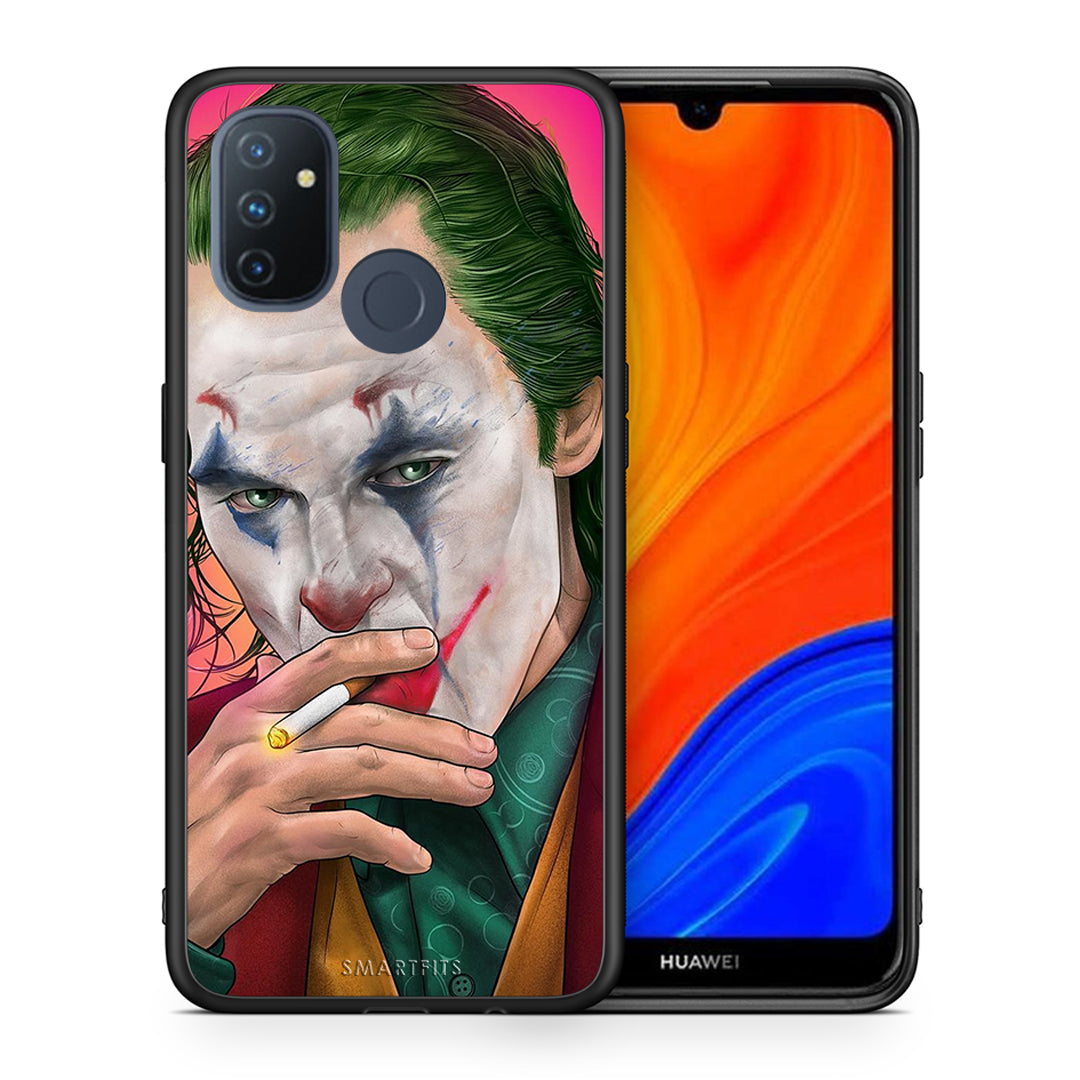 Θήκη OnePlus Nord N100 JokesOnU PopArt από τη Smartfits με σχέδιο στο πίσω μέρος και μαύρο περίβλημα | OnePlus Nord N100 JokesOnU PopArt case with colorful back and black bezels