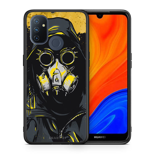 Θήκη OnePlus Nord N100 Mask PopArt από τη Smartfits με σχέδιο στο πίσω μέρος και μαύρο περίβλημα | OnePlus Nord N100 Mask PopArt case with colorful back and black bezels