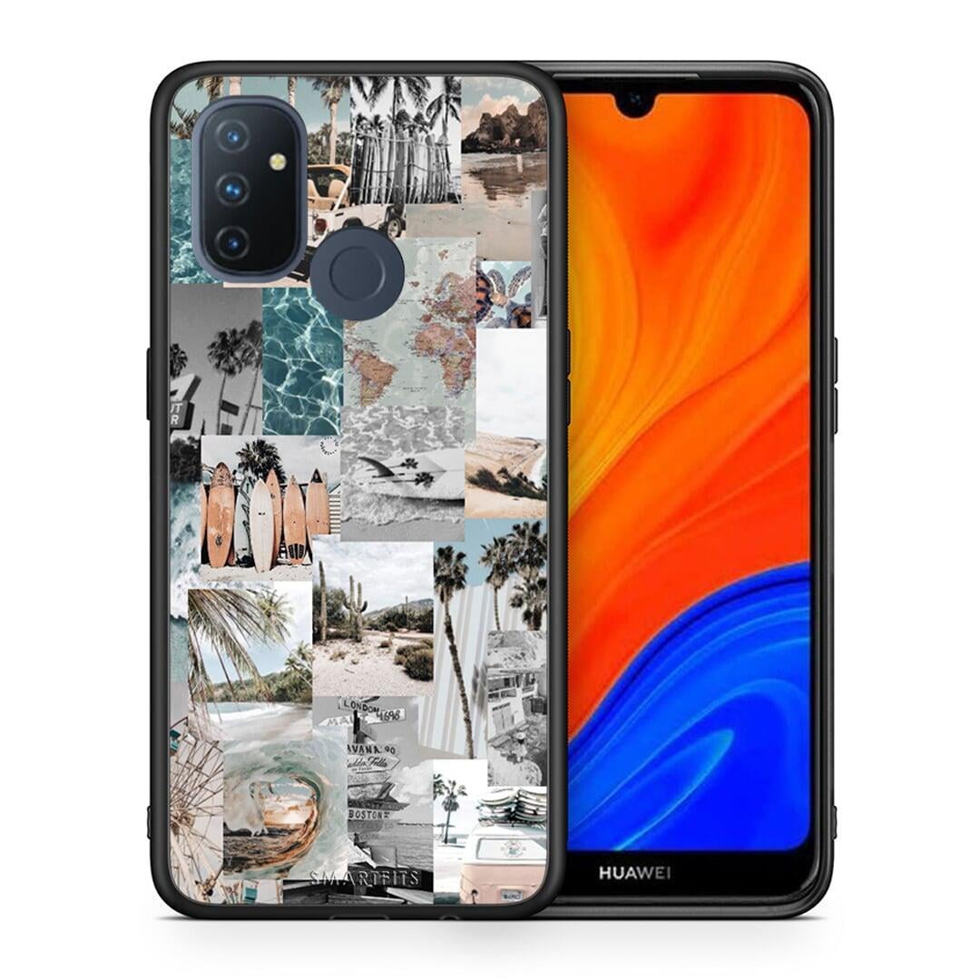 Θήκη OnePlus Nord N100 Retro Beach Life από τη Smartfits με σχέδιο στο πίσω μέρος και μαύρο περίβλημα | OnePlus Nord N100 Retro Beach Life case with colorful back and black bezels