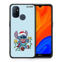 Thumbnail for Θήκη OnePlus Nord N100 Santa Stich από τη Smartfits με σχέδιο στο πίσω μέρος και μαύρο περίβλημα | OnePlus Nord N100 Santa Stich case with colorful back and black bezels