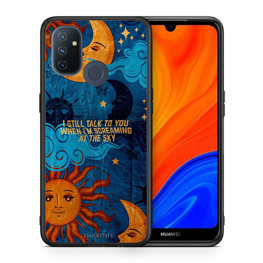 Θήκη OnePlus Nord N100 Screaming Sky από τη Smartfits με σχέδιο στο πίσω μέρος και μαύρο περίβλημα | OnePlus Nord N100 Screaming Sky case with colorful back and black bezels