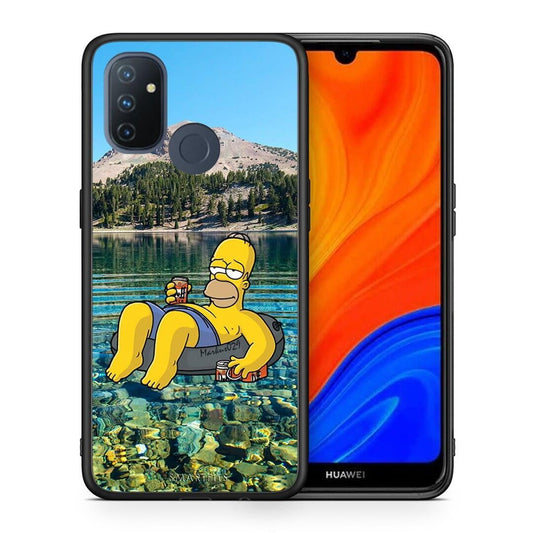 Θήκη OnePlus Nord N100 Summer Happiness από τη Smartfits με σχέδιο στο πίσω μέρος και μαύρο περίβλημα | OnePlus Nord N100 Summer Happiness case with colorful back and black bezels