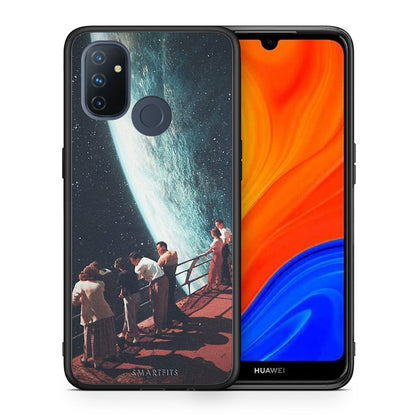 Θήκη OnePlus Nord N100 Surreal View από τη Smartfits με σχέδιο στο πίσω μέρος και μαύρο περίβλημα | OnePlus Nord N100 Surreal View case with colorful back and black bezels