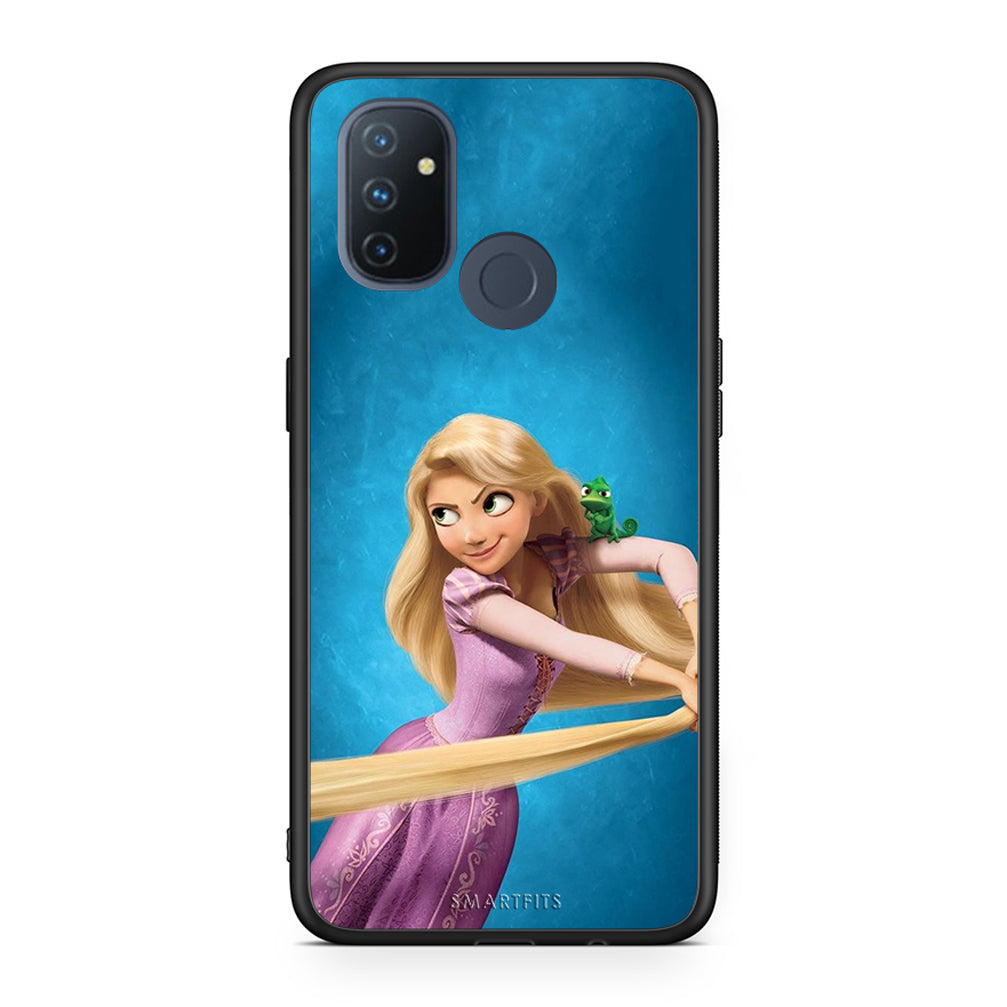 OnePlus Nord N100 Tangled 2 Θήκη Αγίου Βαλεντίνου από τη Smartfits με σχέδιο στο πίσω μέρος και μαύρο περίβλημα | Smartphone case with colorful back and black bezels by Smartfits