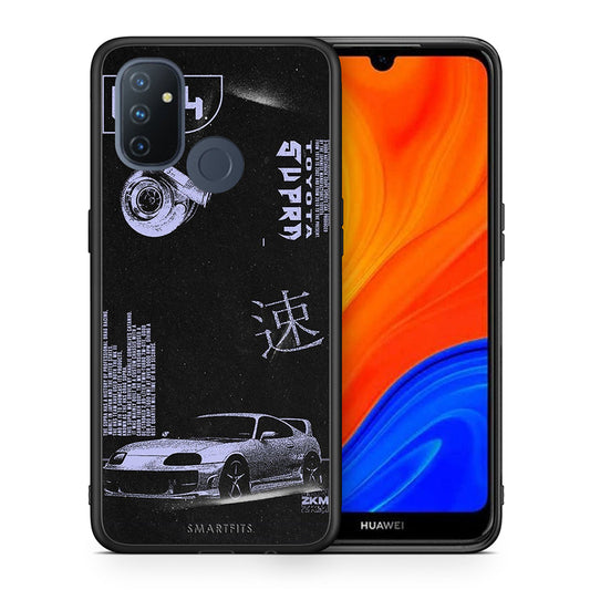 Θήκη Αγίου Βαλεντίνου OnePlus Nord N100 Tokyo Drift από τη Smartfits με σχέδιο στο πίσω μέρος και μαύρο περίβλημα | OnePlus Nord N100 Tokyo Drift case with colorful back and black bezels