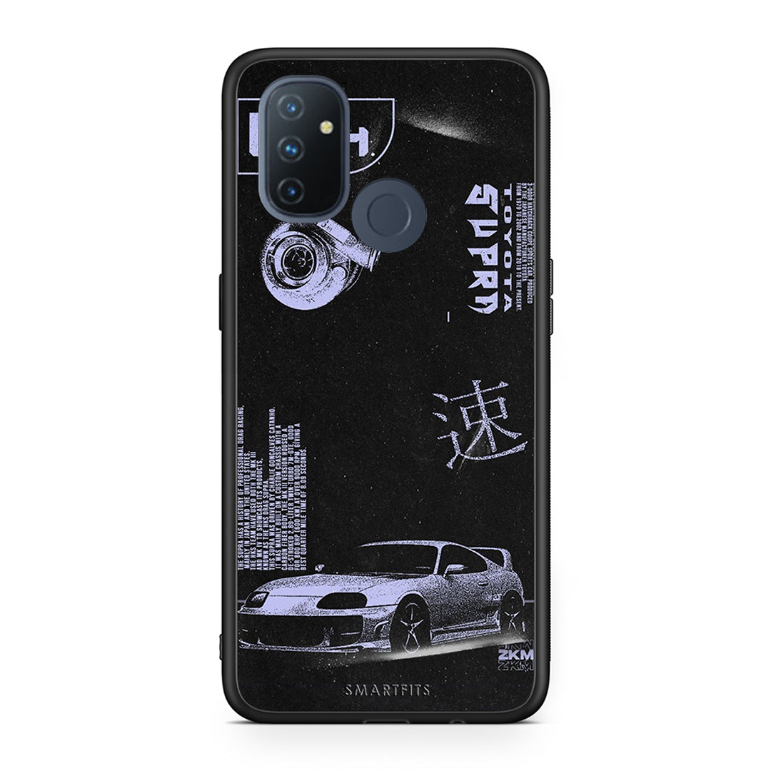 OnePlus Nord N100 Tokyo Drift Θήκη Αγίου Βαλεντίνου από τη Smartfits με σχέδιο στο πίσω μέρος και μαύρο περίβλημα | Smartphone case with colorful back and black bezels by Smartfits