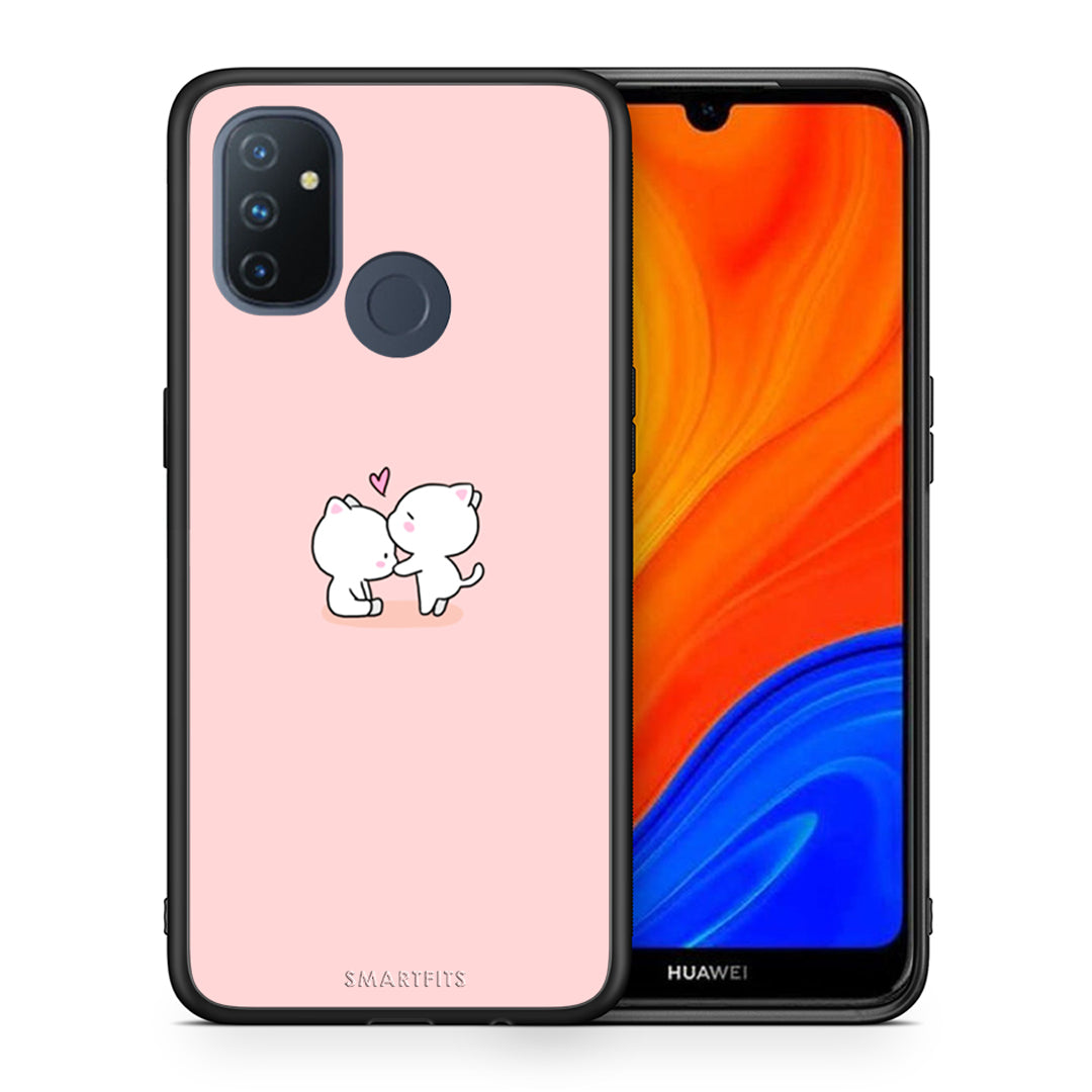 Θήκη OnePlus Nord N100 Love Valentine από τη Smartfits με σχέδιο στο πίσω μέρος και μαύρο περίβλημα | OnePlus Nord N100 Love Valentine case with colorful back and black bezels