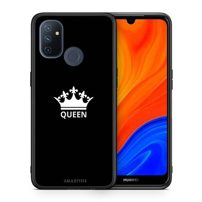 Θήκη OnePlus Nord N100 Queen Valentine από τη Smartfits με σχέδιο στο πίσω μέρος και μαύρο περίβλημα | OnePlus Nord N100 Queen Valentine case with colorful back and black bezels