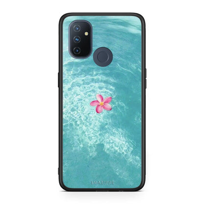 OnePlus Nord N100 Water Flower Θήκη από τη Smartfits με σχέδιο στο πίσω μέρος και μαύρο περίβλημα | Smartphone case with colorful back and black bezels by Smartfits
