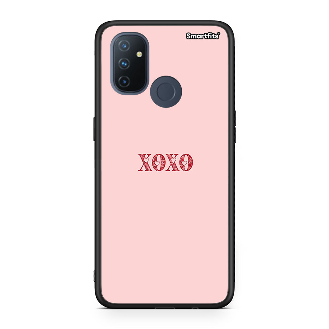 OnePlus Nord N100 XOXO Love θήκη από τη Smartfits με σχέδιο στο πίσω μέρος και μαύρο περίβλημα | Smartphone case with colorful back and black bezels by Smartfits