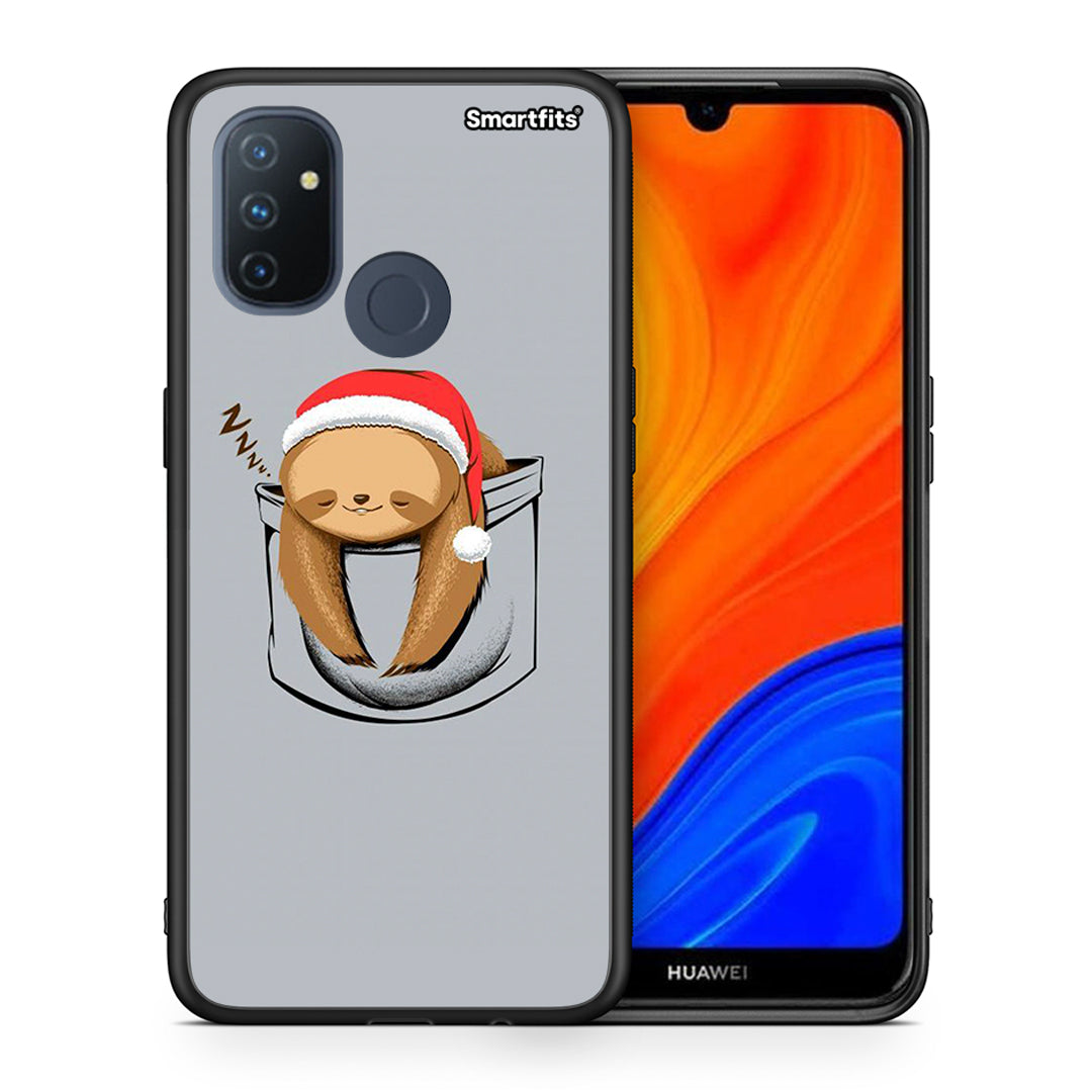 Θήκη OnePlus Nord N100 Xmas Zzzz από τη Smartfits με σχέδιο στο πίσω μέρος και μαύρο περίβλημα | OnePlus Nord N100 Xmas Zzzz case with colorful back and black bezels