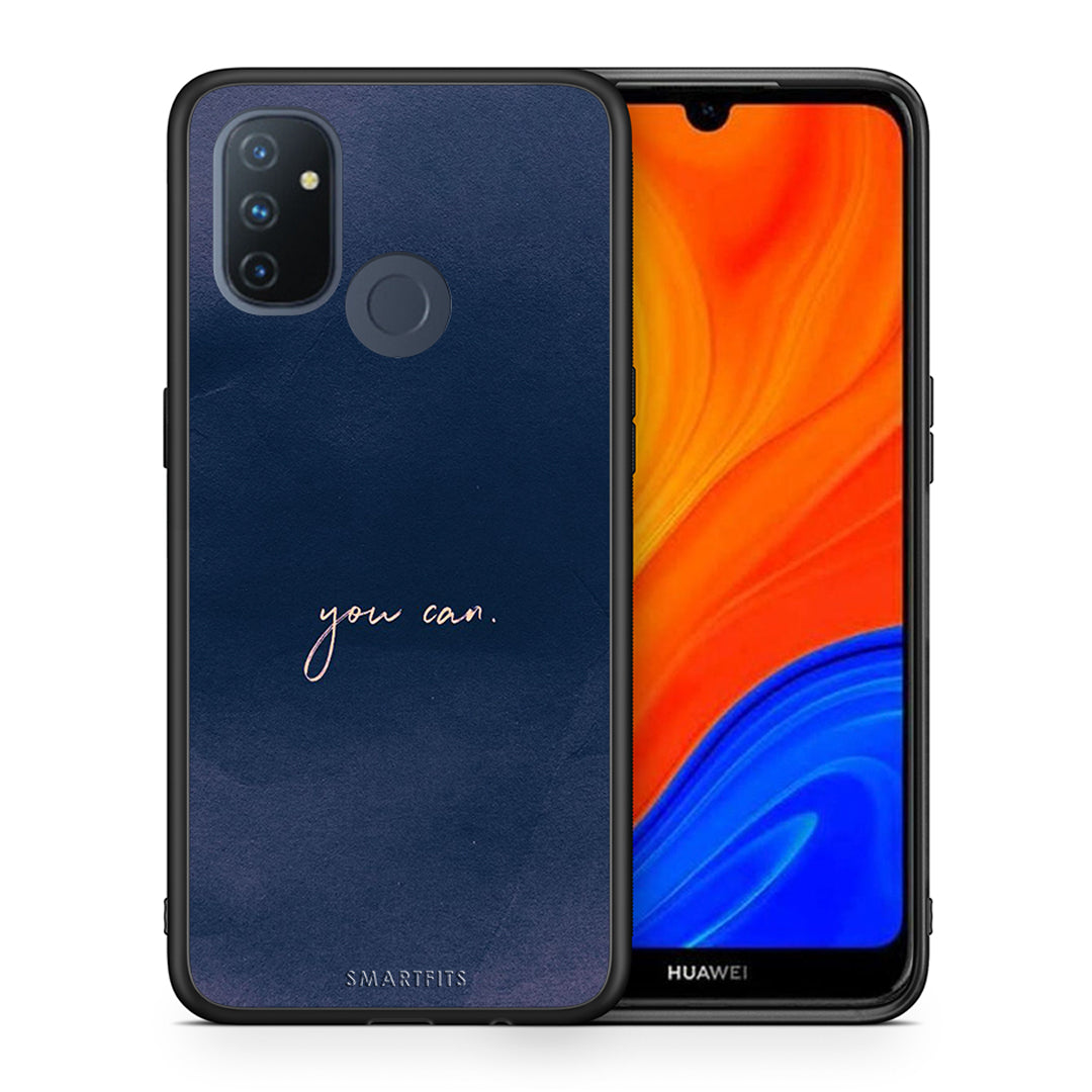 Θήκη OnePlus Nord N100 You Can από τη Smartfits με σχέδιο στο πίσω μέρος και μαύρο περίβλημα | OnePlus Nord N100 You Can case with colorful back and black bezels