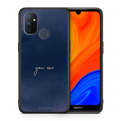 Θήκη OnePlus Nord N100 You Can από τη Smartfits με σχέδιο στο πίσω μέρος και μαύρο περίβλημα | OnePlus Nord N100 You Can case with colorful back and black bezels