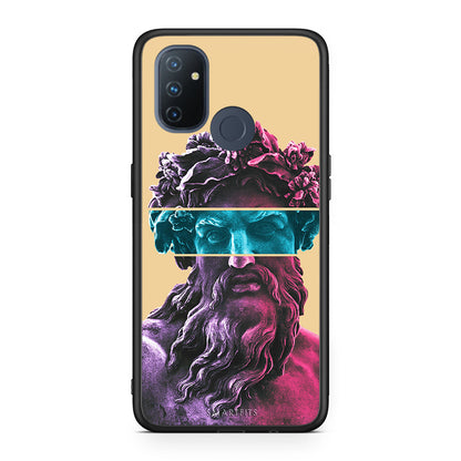 OnePlus Nord N100 Zeus Art Θήκη Αγίου Βαλεντίνου από τη Smartfits με σχέδιο στο πίσω μέρος και μαύρο περίβλημα | Smartphone case with colorful back and black bezels by Smartfits