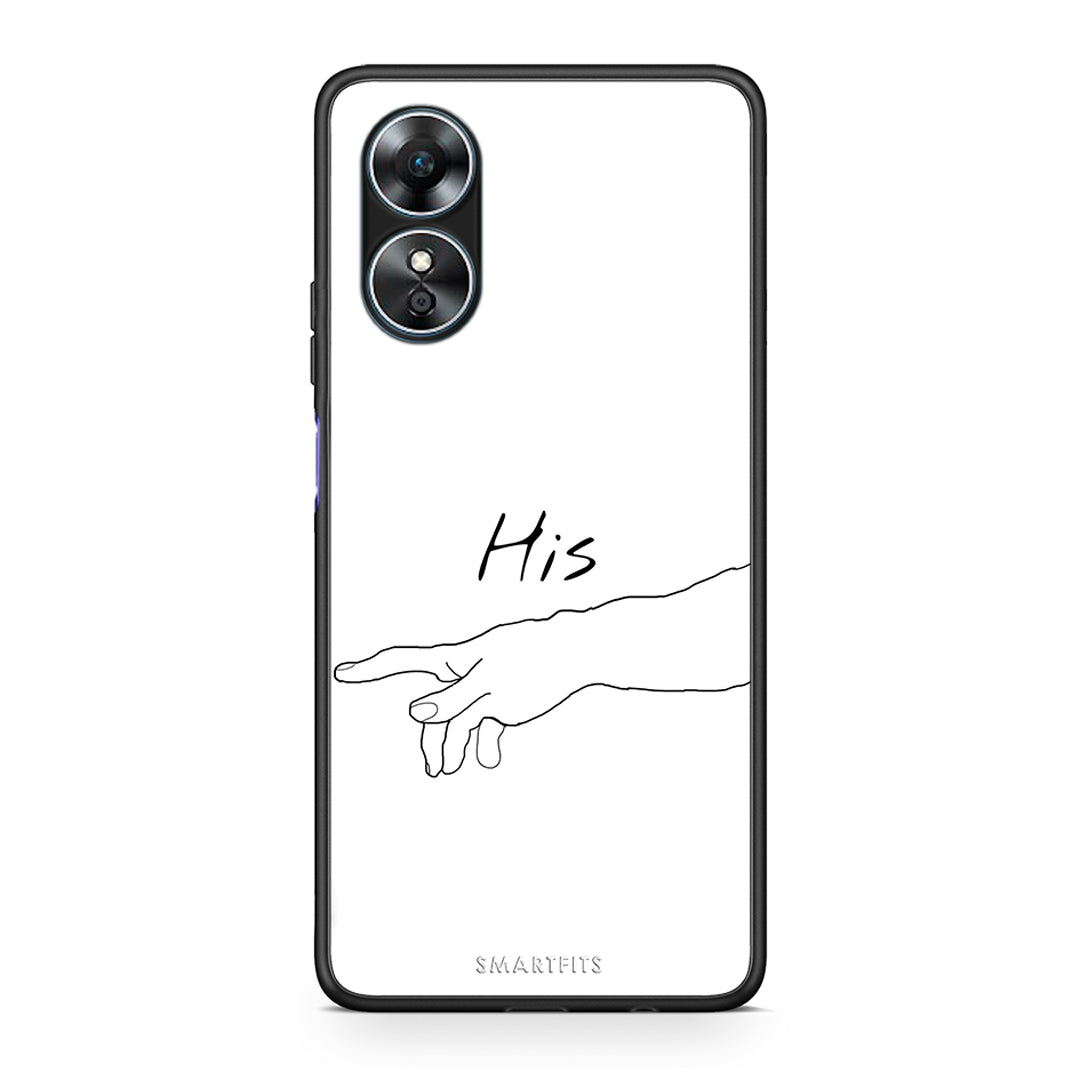 Θήκη Oppo A17 Aesthetic Love 2 από τη Smartfits με σχέδιο στο πίσω μέρος και μαύρο περίβλημα | Oppo A17 Aesthetic Love 2 Case with Colorful Back and Black Bezels