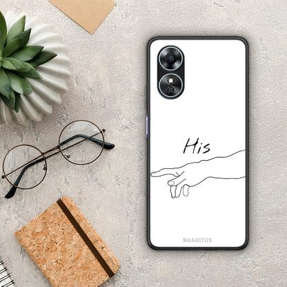 Θήκη Oppo A17 Aesthetic Love 2 από τη Smartfits με σχέδιο στο πίσω μέρος και μαύρο περίβλημα | Oppo A17 Aesthetic Love 2 Case with Colorful Back and Black Bezels