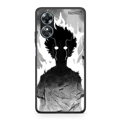 Θήκη Oppo A17 Anime Boy από τη Smartfits με σχέδιο στο πίσω μέρος και μαύρο περίβλημα | Oppo A17 Anime Boy Case with Colorful Back and Black Bezels
