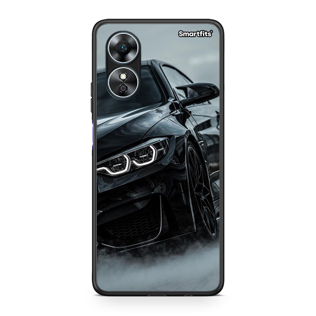 Θήκη Oppo A17 Black BMW από τη Smartfits με σχέδιο στο πίσω μέρος και μαύρο περίβλημα | Oppo A17 Black BMW Case with Colorful Back and Black Bezels