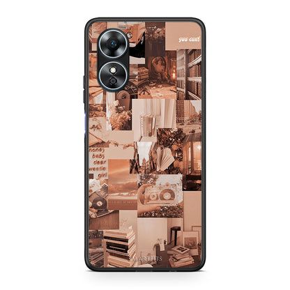 Θήκη Oppo A17 Collage You Can από τη Smartfits με σχέδιο στο πίσω μέρος και μαύρο περίβλημα | Oppo A17 Collage You Can Case with Colorful Back and Black Bezels