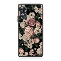 Thumbnail for Θήκη Oppo A17 Flower Wild Roses από τη Smartfits με σχέδιο στο πίσω μέρος και μαύρο περίβλημα | Oppo A17 Flower Wild Roses Case with Colorful Back and Black Bezels