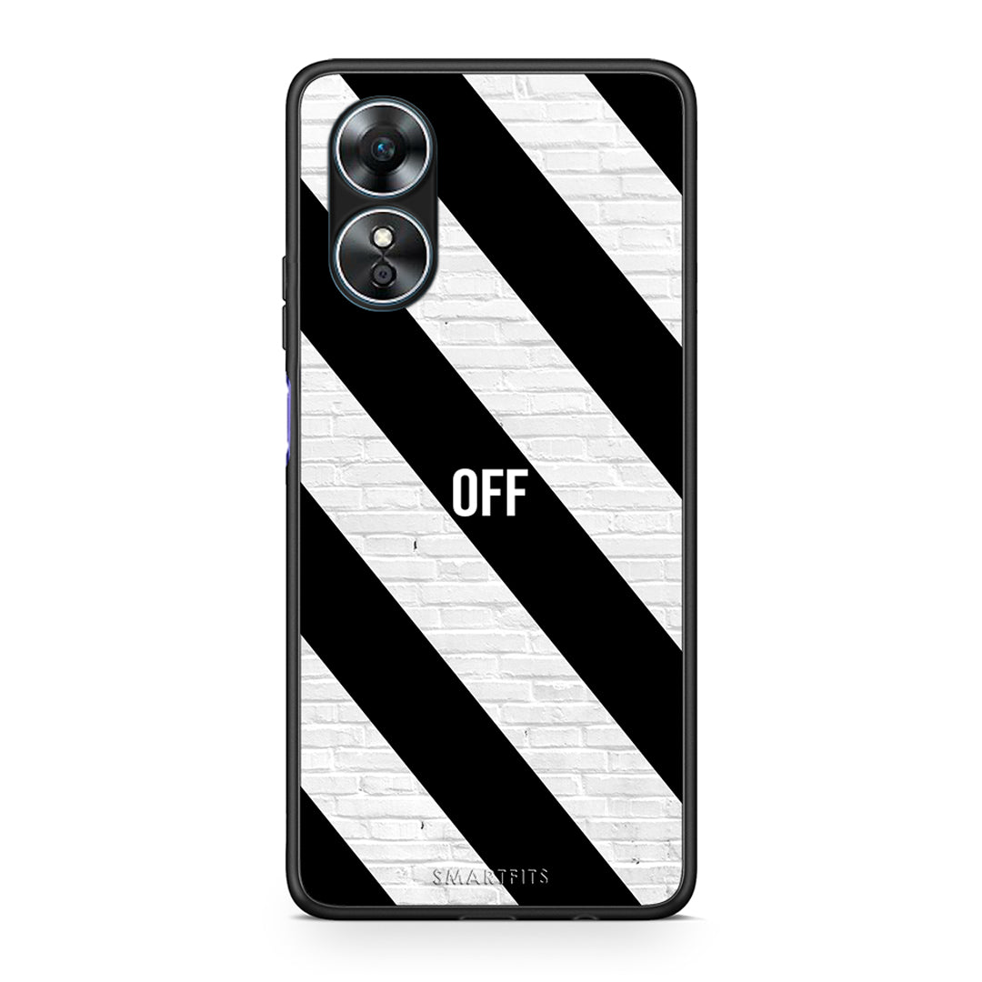 Θήκη Oppo A17 Get Off από τη Smartfits με σχέδιο στο πίσω μέρος και μαύρο περίβλημα | Oppo A17 Get Off Case with Colorful Back and Black Bezels