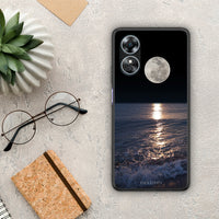 Thumbnail for Θήκη Oppo A17 Landscape Moon από τη Smartfits με σχέδιο στο πίσω μέρος και μαύρο περίβλημα | Oppo A17 Landscape Moon Case with Colorful Back and Black Bezels