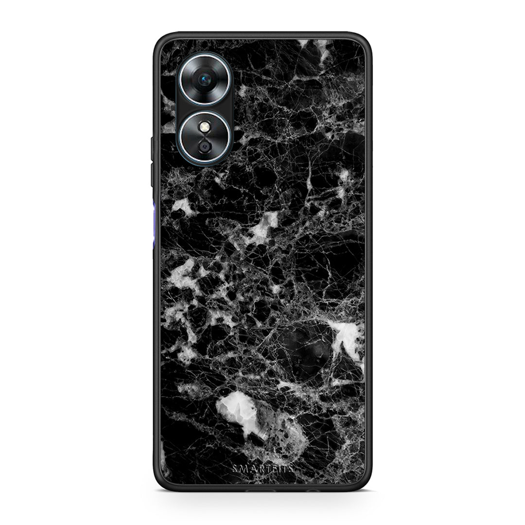 Θήκη Oppo A17 Marble Male από τη Smartfits με σχέδιο στο πίσω μέρος και μαύρο περίβλημα | Oppo A17 Marble Male Case with Colorful Back and Black Bezels