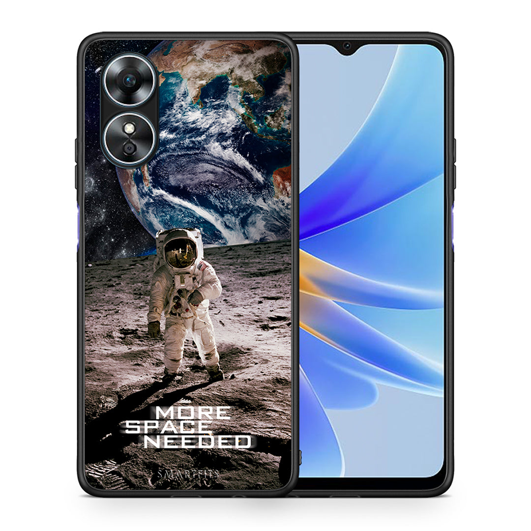 Θήκη Oppo A17 More Space από τη Smartfits με σχέδιο στο πίσω μέρος και μαύρο περίβλημα | Oppo A17 More Space Case with Colorful Back and Black Bezels