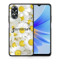 Thumbnail for Θήκη Oppo A17 Summer Daisies από τη Smartfits με σχέδιο στο πίσω μέρος και μαύρο περίβλημα | Oppo A17 Summer Daisies Case with Colorful Back and Black Bezels