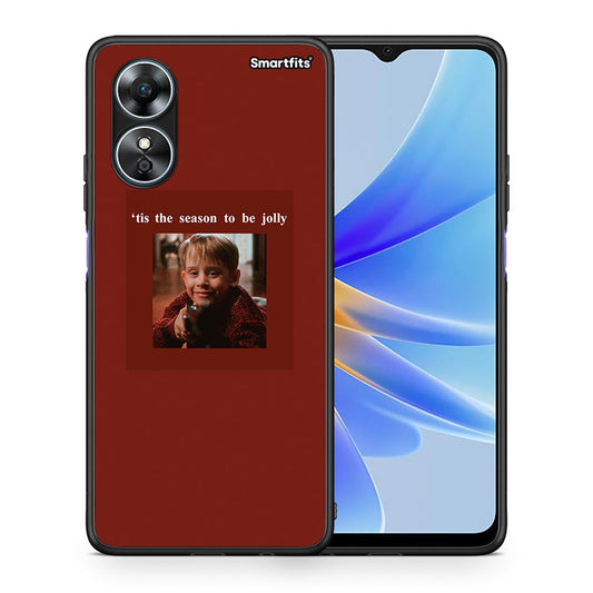 Θήκη Oppo A17 Xmas Ultimate Spirit από τη Smartfits με σχέδιο στο πίσω μέρος και μαύρο περίβλημα | Oppo A17 Xmas Ultimate Spirit Case with Colorful Back and Black Bezels