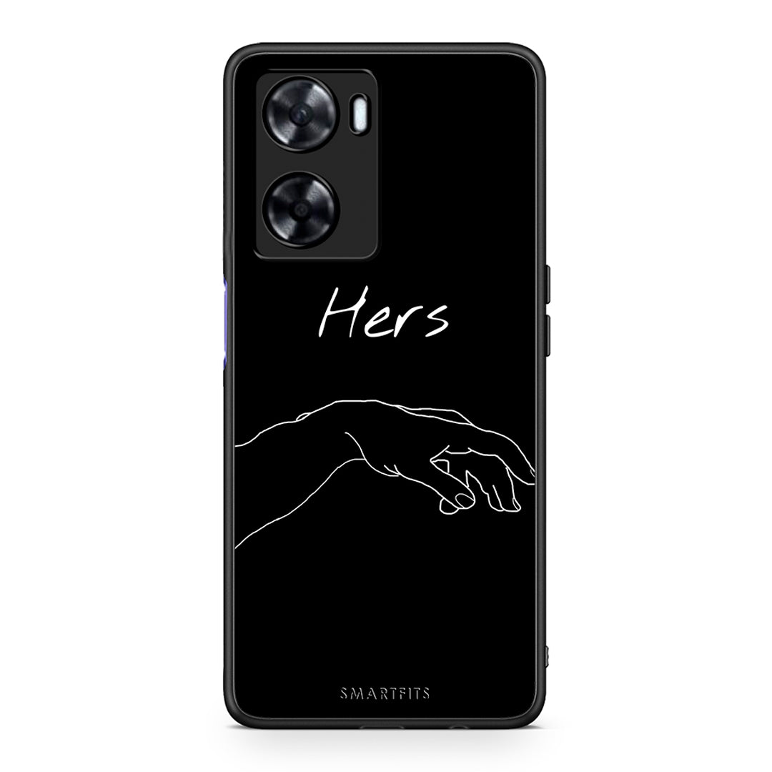 Oppo A57s / A77s / A58 / OnePlus Nord N20 SE Aeshetic Love 1 Θήκη Αγίου Βαλεντίνου από τη Smartfits με σχέδιο στο πίσω μέρος και μαύρο περίβλημα | Smartphone case with colorful back and black bezels by Smartfits