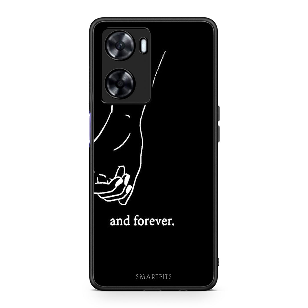 Oppo A57s / A77s / A58 / OnePlus Nord N20 SE Always & Forever 1 Θήκη Αγίου Βαλεντίνου από τη Smartfits με σχέδιο στο πίσω μέρος και μαύρο περίβλημα | Smartphone case with colorful back and black bezels by Smartfits