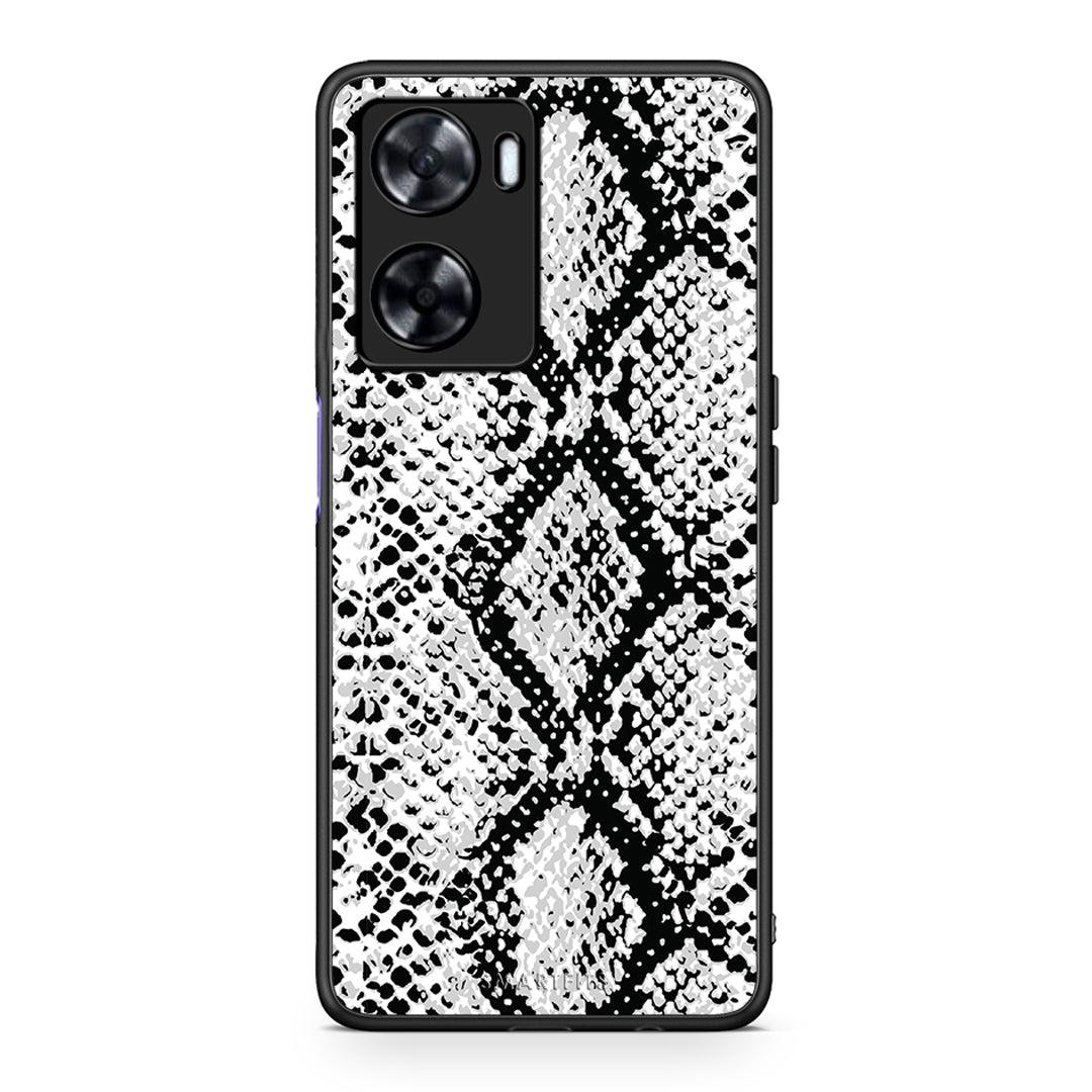 24 - Oppo A57s / A77s / A58 / OnePlus Nord N20 SE White Snake Animal case, cover, bumper