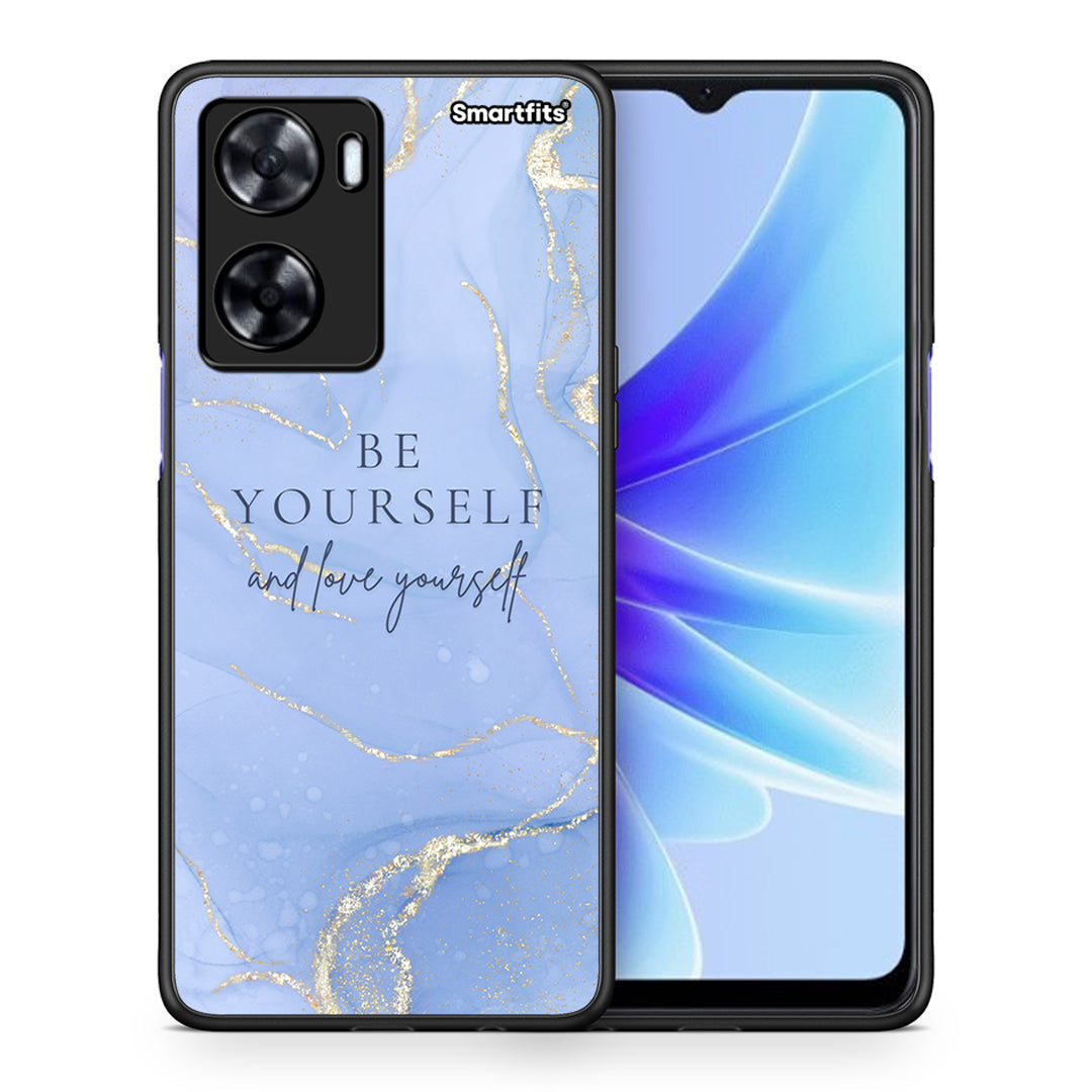 Θήκη Oppo A57s / A77s / A77 Be Yourself από τη Smartfits με σχέδιο στο πίσω μέρος και μαύρο περίβλημα | Oppo A57s / A77s / A77 Be Yourself case with colorful back and black bezels